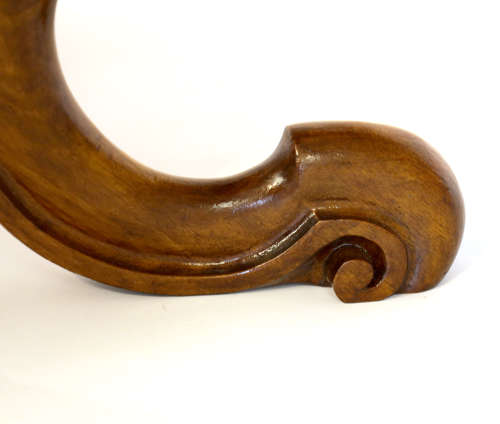 A Fine Quality Victorian Burr-Walnut Inlaid Shaped Moulded Edge Table