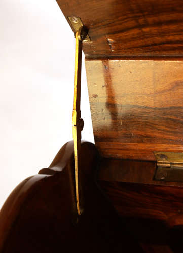 A Fine Quality Victorian Inlaid Burr Walnut Canterbury