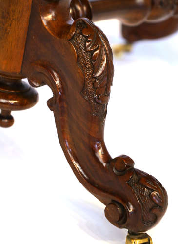 The Quality Victorian Burr-walnut Inlaid Stretcher Table
