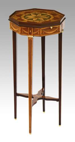 A Fine Quality Ormolu and Inlaid Mahogany Victorian Kettle stand