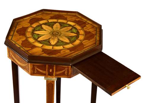 A Fine Quality Ormolu and Inlaid Mahogany Victorian Kettle stand