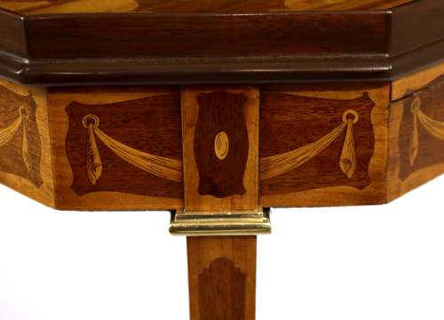 A Fine Quality Ormolu and Inlaid Mahogany Victorian Kettle stand