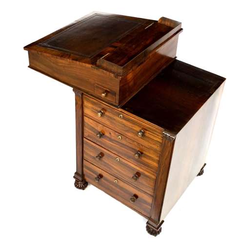 A Fine William IV Rosewood Daveport