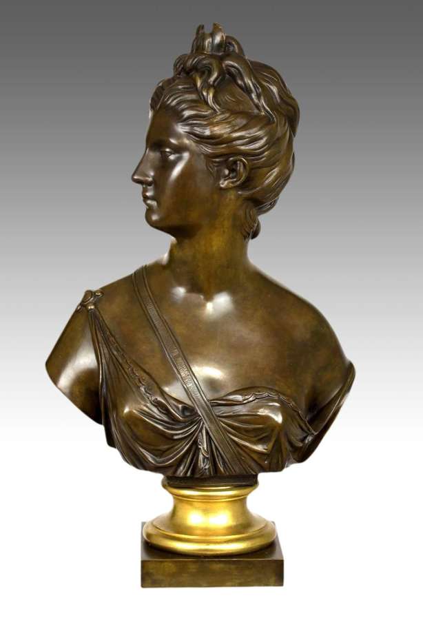 After Jean Antoine Houdon (1741&ndash;1828) Bronze Sculpture