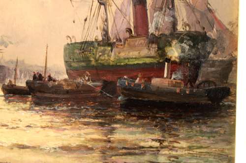 WILLIAM THORNLEY (1857-1935) Pair of Oils on Canvas