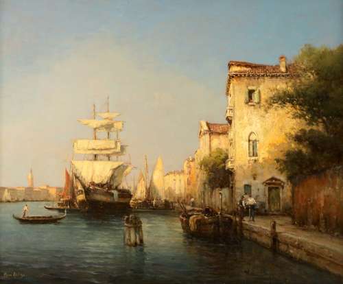 Marc Aldine (1870-1955) Oil on Canvas