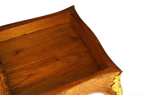 An Excellent Quality Victorian Ormolu Mounted Burr Walnut Games Table