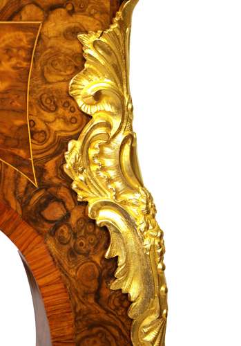 An Excellent Quality Victorian Ormolu Mounted Burr Walnut Games Table