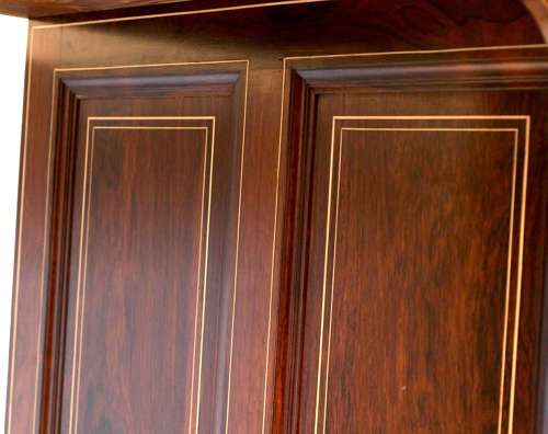 An Exhibition Quality Inlaid Rosewood Pedestal Desk By Howard & Sons