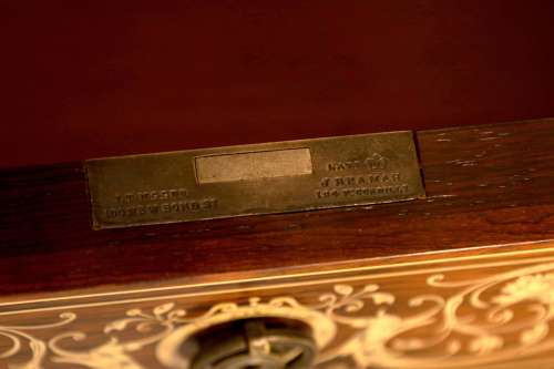 An Exhibition Quality Inlaid Rosewood Pedestal Desk By Howard & Sons