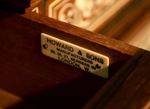 An Exhibition Quality Inlaid Rosewood Pedestal Desk By Howard & Sons