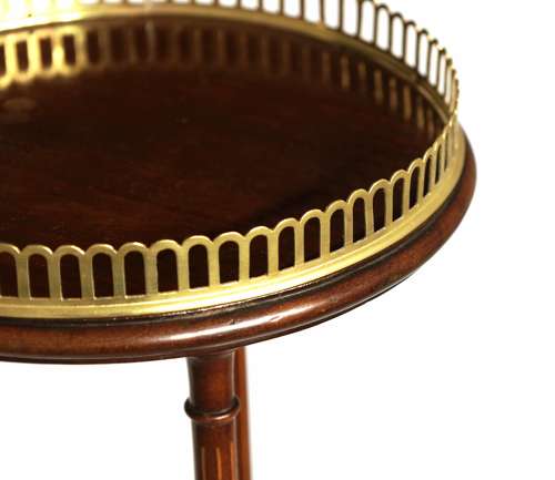 A Fine Victorian Inlaid Mahogany Torchere