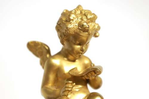 A 19th Century French Louis XV Style Ormolu Mounted Desk Inkstand