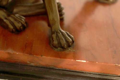 A 19th Century Bronze of The Dog of Alcibiades (Jennings Dog)