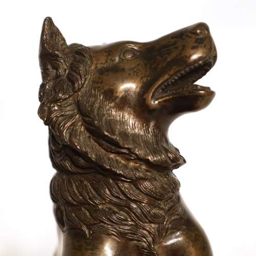 A 19th Century Bronze of The Dog of Alcibiades (Jennings Dog)