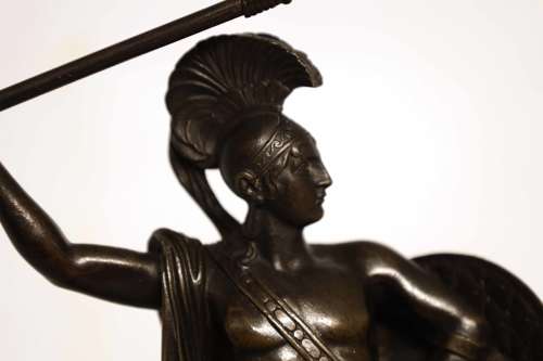 A Pair of 19th Century French Bronzes Gladiators of Horace and Curiace