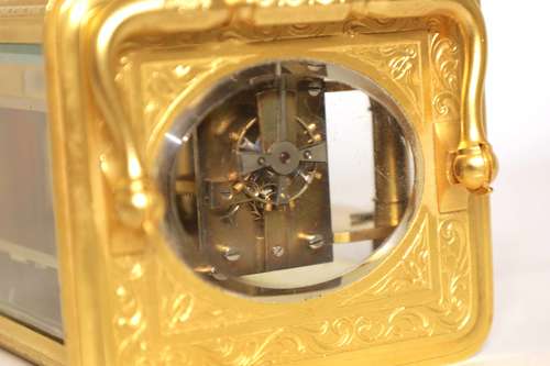 A Fine 19th C. French 'Sevres' Porcelain Panel Carriage Clock