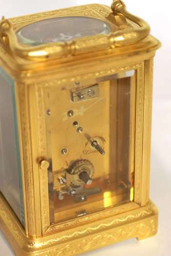 A Fine 19th C. French 'Sevres' Porcelain Panel Carriage Clock