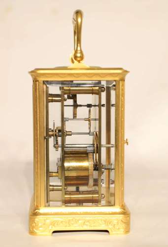 A Fine 19th C. French 'Sevres' Porcelain Panel Carriage Clock