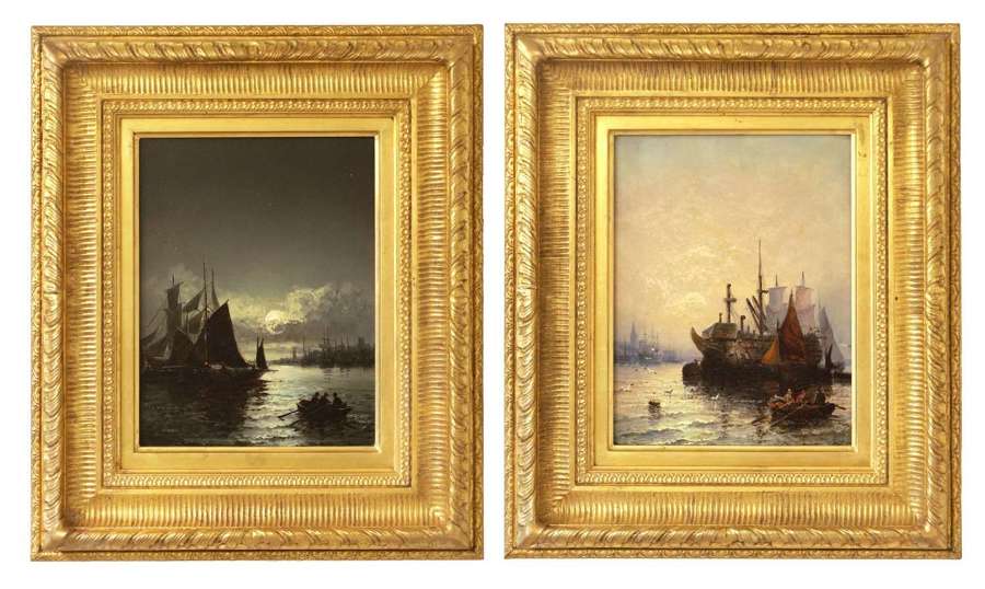 William Thornley (1857-1935) A Pair of Oils on Canvas