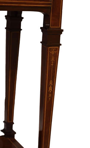 A Fine Late 19th Century Inlaid Mahogany Edwards & Roberts Display Cab