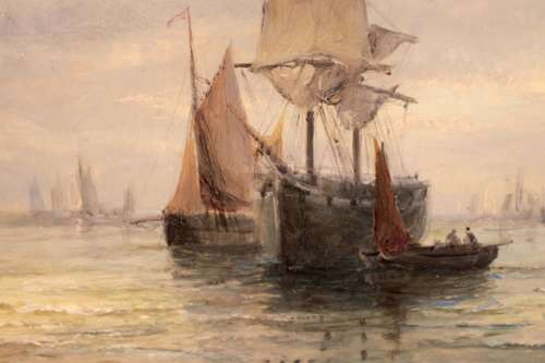 William Thornley (1857-1935) A Pair of Oils on Canvas