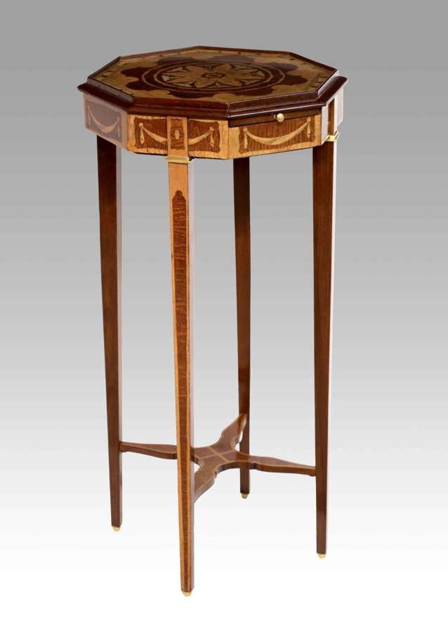 A Fine Quality Ormolu and Inlaid Mahogany Victorian Kettle stand