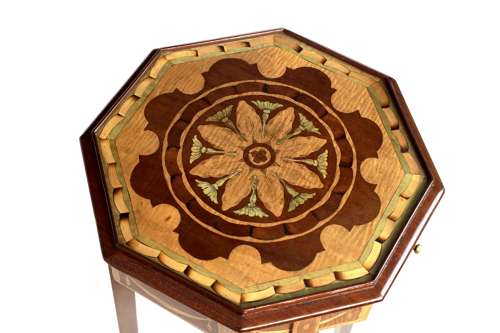 A Fine Quality Ormolu and Inlaid Mahogany Victorian Kettle stand