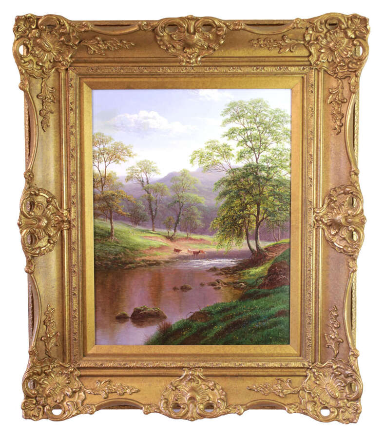 William Mellor (1851 - 1931) Oil On Canvas