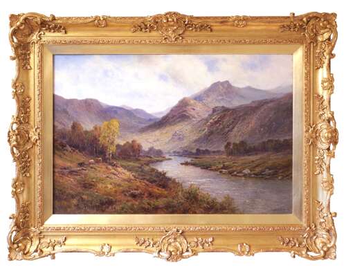 Alfred De Breanski Senior (1852 - 1928) Oil On Canvas