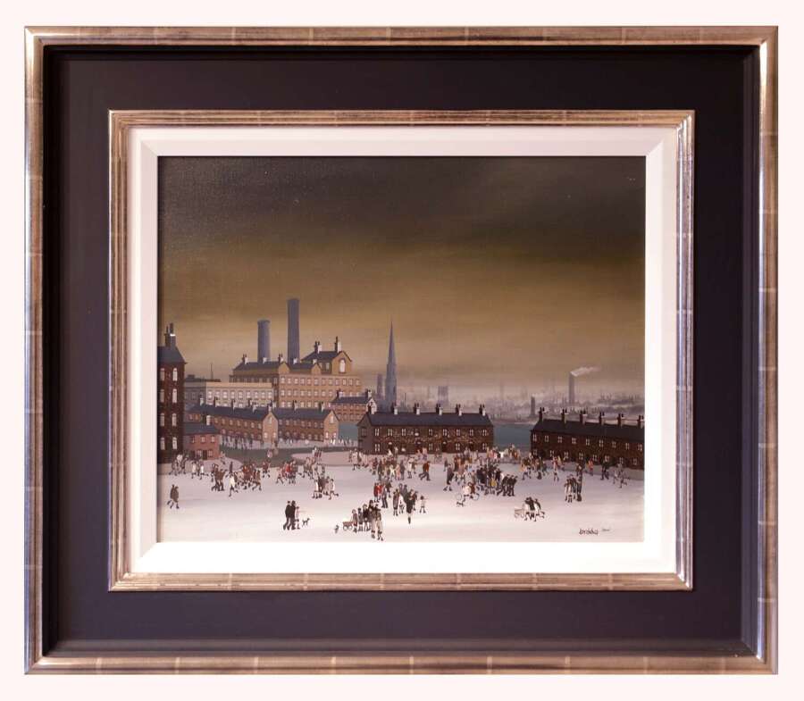 Brian Shields "Braaq" (1951 - 1997) Oil On Board