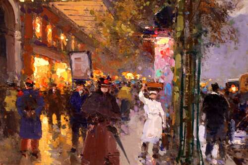 Edouard Leon Cortes (1882 - 1969) Oil on Canvas