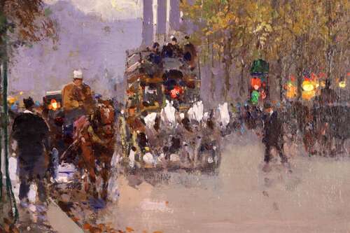 Edouard Leon Cortes (1882 - 1969) Oil on Canvas
