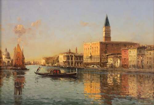 Marc Aldine (1870-1955) Oil on Canvas (Antoine Bouvard Senior)