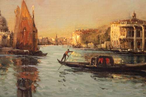 Marc Aldine (1870-1955) Oil on Canvas (Antoine Bouvard Senior)