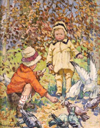 Dorothea Sharp (1874 - 1955) Oil On Canvas