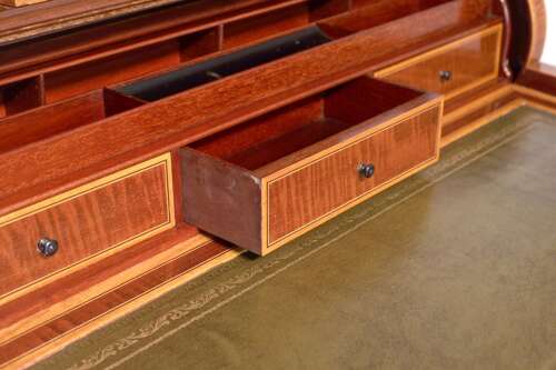 An Edwards & Roberts Miniature Cylinder Display Desk