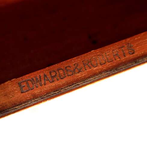 An Edwards & Roberts Miniature Cylinder Display Desk