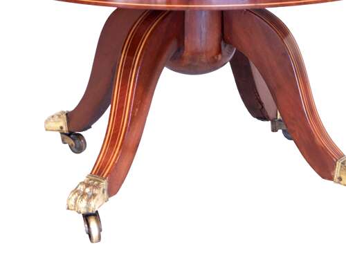 A Fine Edwardian Burr Walnut Inlaid Revolving Library Bookcase