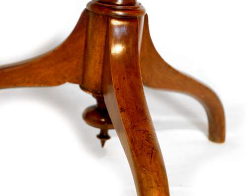 A Fine Late Victorian Inlaid Walnut Revolving Library Table