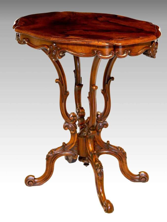 A Fine Quality Victorian Rosewood Side Table