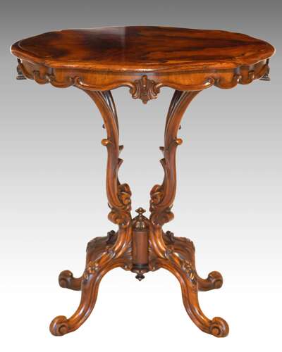 A Fine Quality Victorian Rosewood Side Table