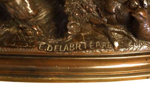 Paul-Édouard Delabrierre (1829-1912) Bronze Sculpture