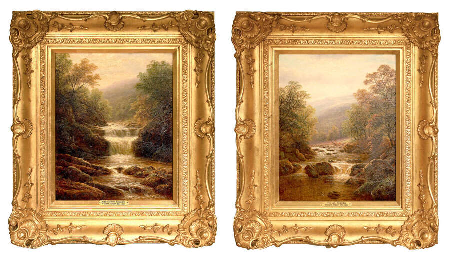 William Mellor (1851 - 1931) A Pair of Oils on Canvas