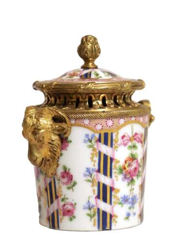 A Late 19th Century French Sèvres Porcelain And Gilt-Bronze Mounted Box